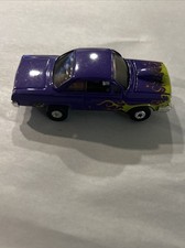 Auto World Release 8 Thunderjet 500 Flames 'Purple 62 Chevy Bel Air Slot Car