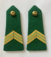 Republic of Mauritania Army Staff Sergeant rank shoulder boards