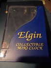 Elgin Cat W/Fishbowl Collectible Mini Clock. New In Display Case. — photo 4