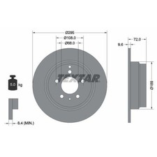 Disque de frein Volvo 850