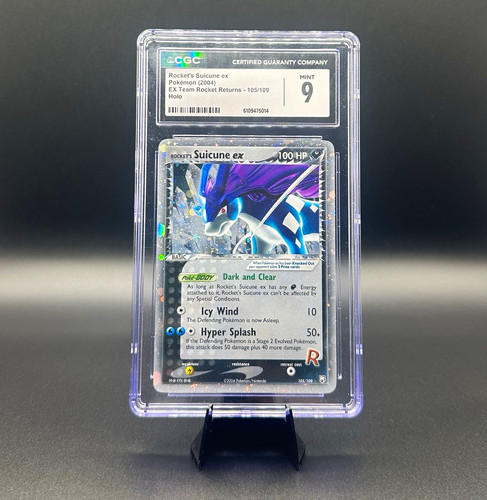 Rocket's Suicune ex graded CGC 9 for sale on eBay