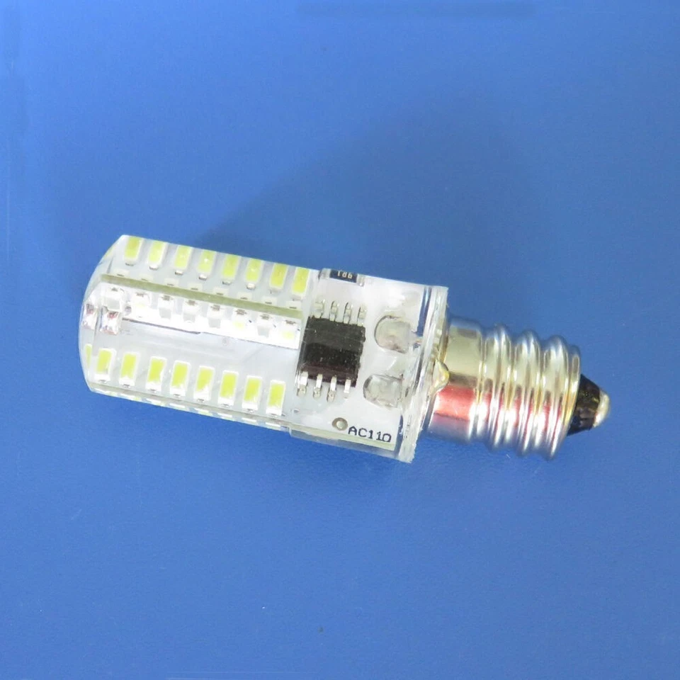 LED Bulb Lamp 3W E12 Light Warm White C7Screw Base 110/120V Candelabra X2 - Image 4 of 4