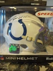 Michael Pittman Jr Autographed Indianapolis Colts Speed Mini Helmet Fanatics
