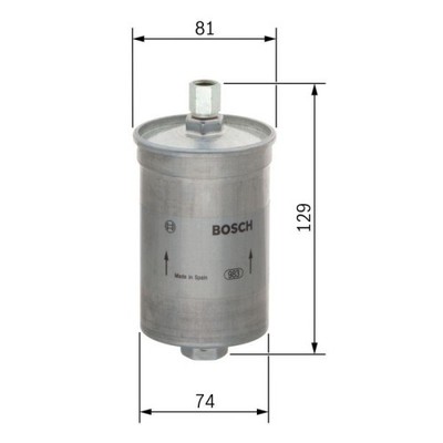 Kraftstofffilter Bosch 0450905087 für Alfa Romeo Citroën Fiat Gmc Jaguar Lancia