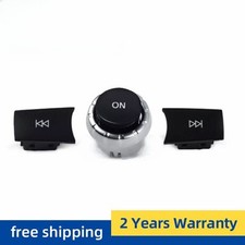 CD Audio Control Button Knob Cover Kit for Mercedes-Benz W166 ML GL 2012-2015