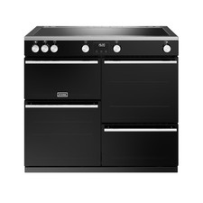 Image of Stoves Precision Deluxe 100cm Induction Range Cooker Black D1000Ei ZLS Grade C