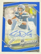 2025 Panini - Prizm FOTL Sam Darnold Seattle Seahawks Blue Shimmer Auto /25