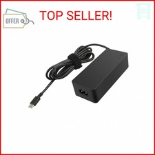 Lenovo 65w USB Type C Ac Adapter 4X20M26268 With 2 Prong Power Cord Included, Bl