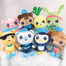 20cm Octonauts Plush Toys with Barnacles, Peso, Kwazii and Tweak Characters-Cute