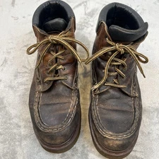 Vintage Dr. Martens Made in England Boots Mens Size 13 Brown Leather Chukka 90s