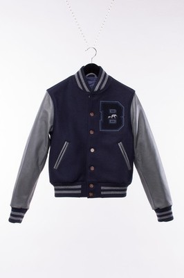 The Brooklyn Circus   Holiday 14 Varsity Collegejacke Lederärmel
