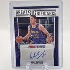 2023-24 panini nba hoops Cole Swider Great Significance Autograph La Lakers
