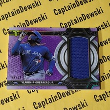 VLADIMIR GUERRERO JR 2021 Topps Triple Threads 26/36 Single Jumbo Relic Amethyst