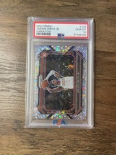 2022-23 Panini Prizm Jabari Smith Jr Variation PSA 10 Rookie Card. rookie card picture