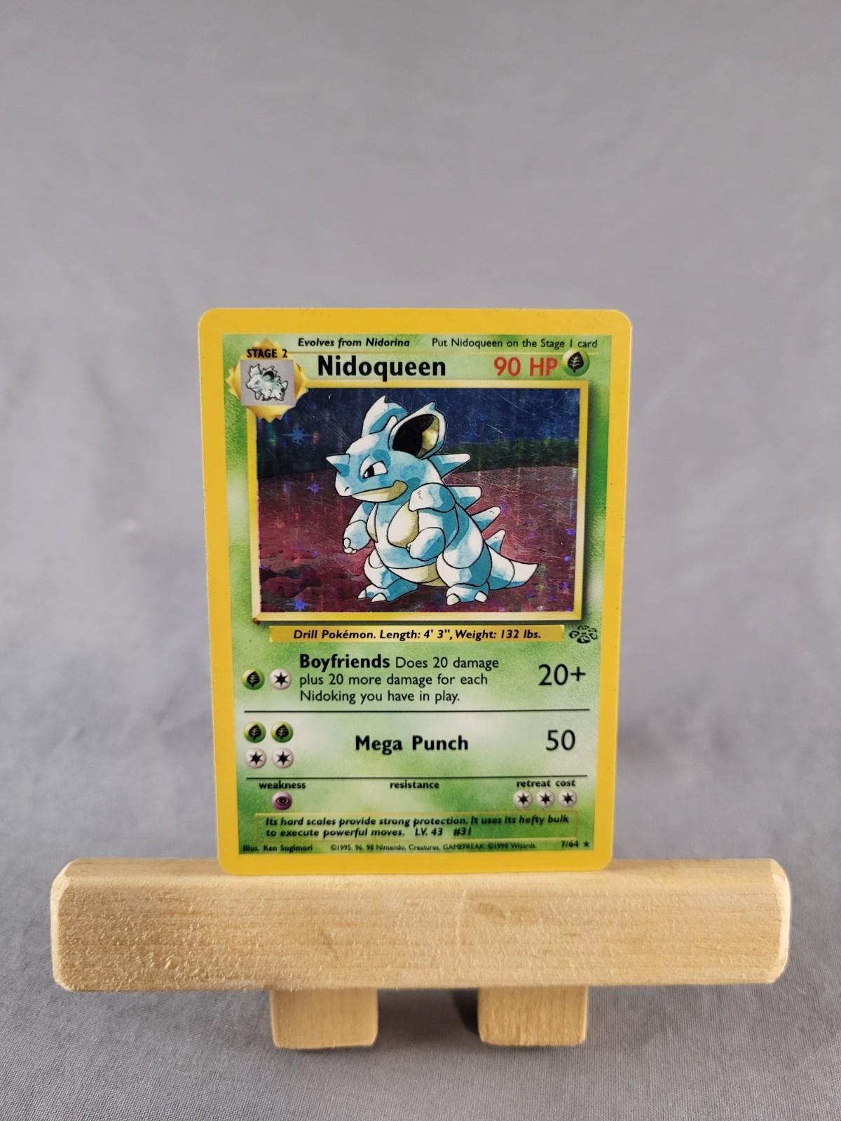Nidoqueen- 7/64 - Jungle - Holo Rare - MP