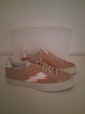 Herrenschuhe Stokton 42 Sneaker Beige Leder