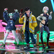 Cyberpnk Figures, david, lucy and rebeca For display. 17-22 cm (with box)