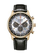Citizen Eco-Drive CA4723-03A Montre Chrono Solaire Rosé Or/Noir/Argent Fumé...
