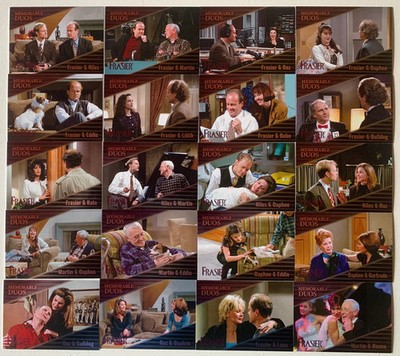 Frasier TV Show Premiere Edition Memorable Duos Chase Card Set MD1 - MD20
