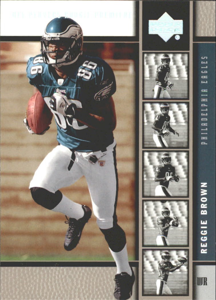 2005 Upper Deck Rookie Premiere Platinum #20 Reggie Brown - FB