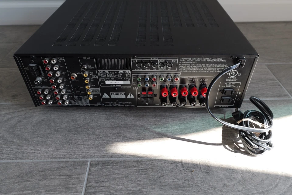 Vintage Denon AVR-1603 A/V Surround Sound Receiver NO REMOTE - Image 4 of 4
