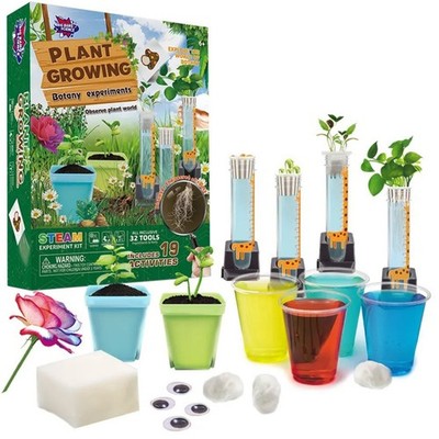 Plant Science Kit for Kids Ages 8-12 | STEM Educational Gift with 19 Experiments