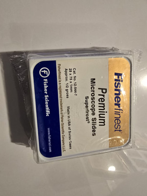 NEW Fisherfinest Premium Microscope Slides Superfrost 25 X 75 X 1MM 