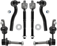 Set of 6 Front Inner Outer Tie Rod Ends Sway Bars Kit Fit for Lexus GS300 1998