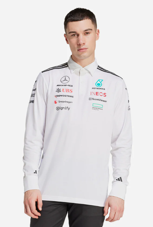NEW ADIDAS MERCEDES AMG PETRONAS FORMULA ONE F1 TEAM DRIVER LS