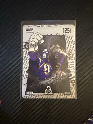 2025 Bo Jackson Battle Arena Warp #HBF-8 Headlines Battlefoil Steel 1st Edition
