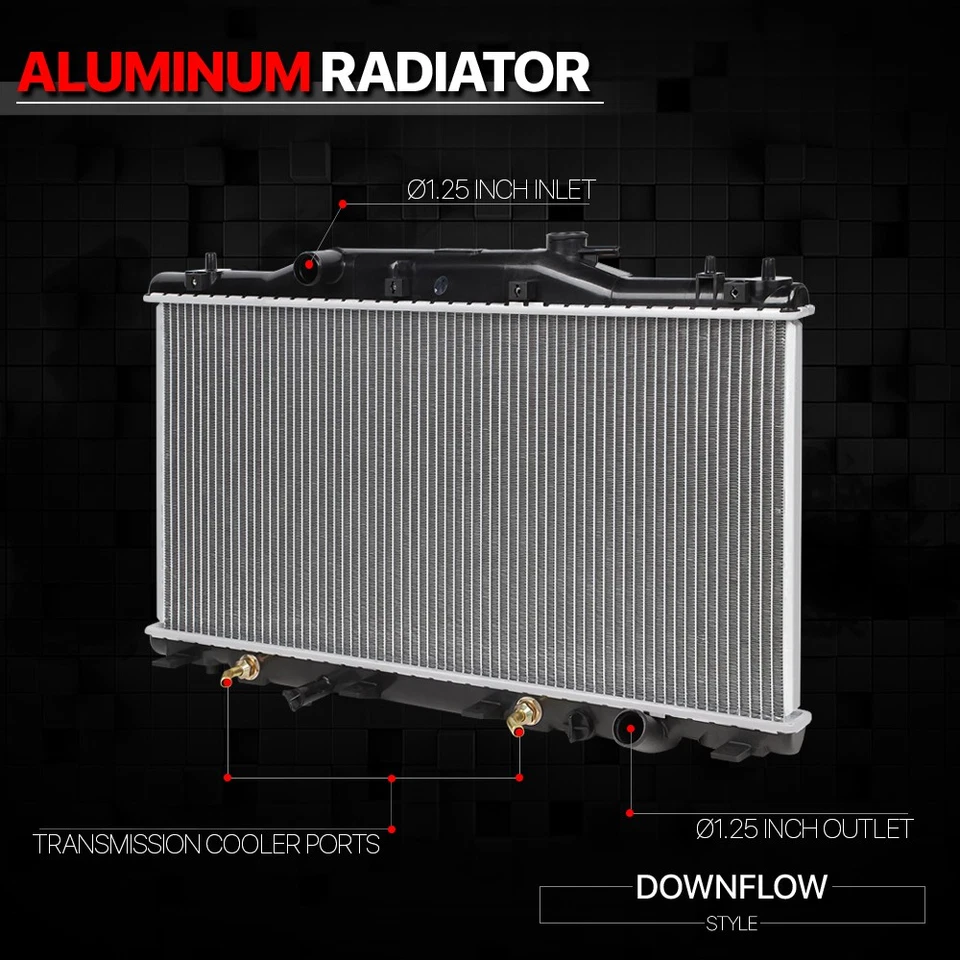 Radiador de núcleo de aluminio OE repuesto para 02-06 Acura RSX 2.0L I4 4Cyl dpi-2412 Foto 2 de 4