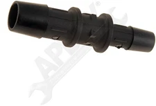 APDTY 58193 Heater Hose Connectors - 1/2 In. X 3/8 In. Connector - Plastic