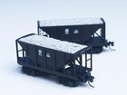 All Metal Fr Freudenreich Z-scale Jnr Japanese Chichibu Four axle hoppers 2 each