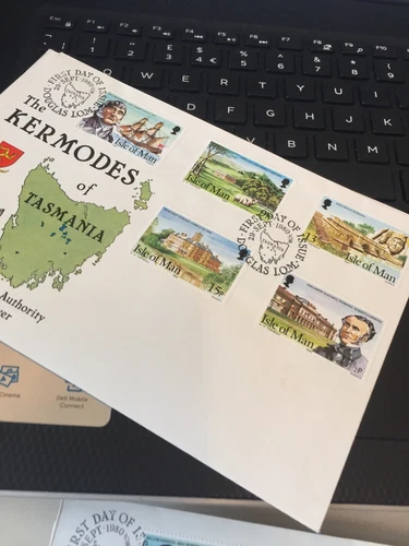 Isle Of Man Stamps 1980 Kermodes Of Tasmania First Day Cover  Unaddressed