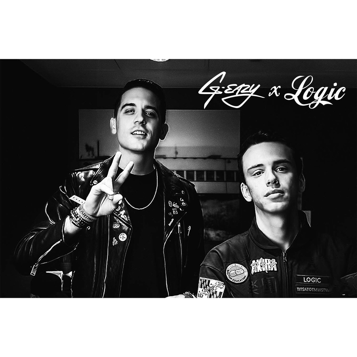 60171 G Eazy x Logic Rap Music Star Singer Star Wall Decor Print