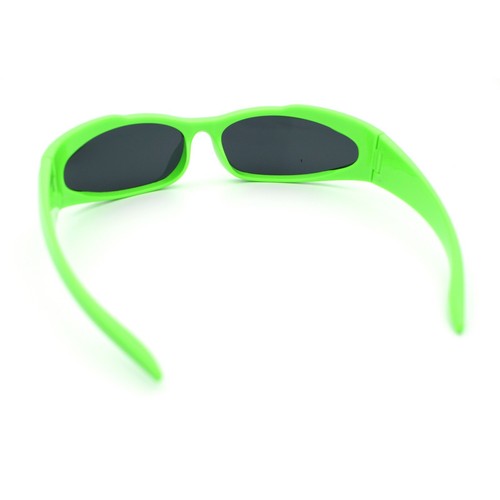 Gafas de sol deportivas de plástico envolventes inferiores ovaladas ovaladas clásicas de los 90 para hombre - Imagen 8 de 39