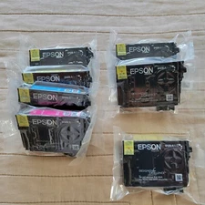 Epson 200 Standard Printer Ink Cartridges Cyan Magenta Yellow(X2) Black(X3)