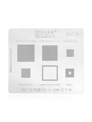 Power Logic Stencil Compatible For MacBook (A1989 / A1990 / A2159-T2) (MAC 6)