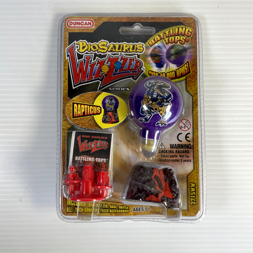 Duncan Bio Saurus Wizzer Series Rapticus Battling Tops eBay