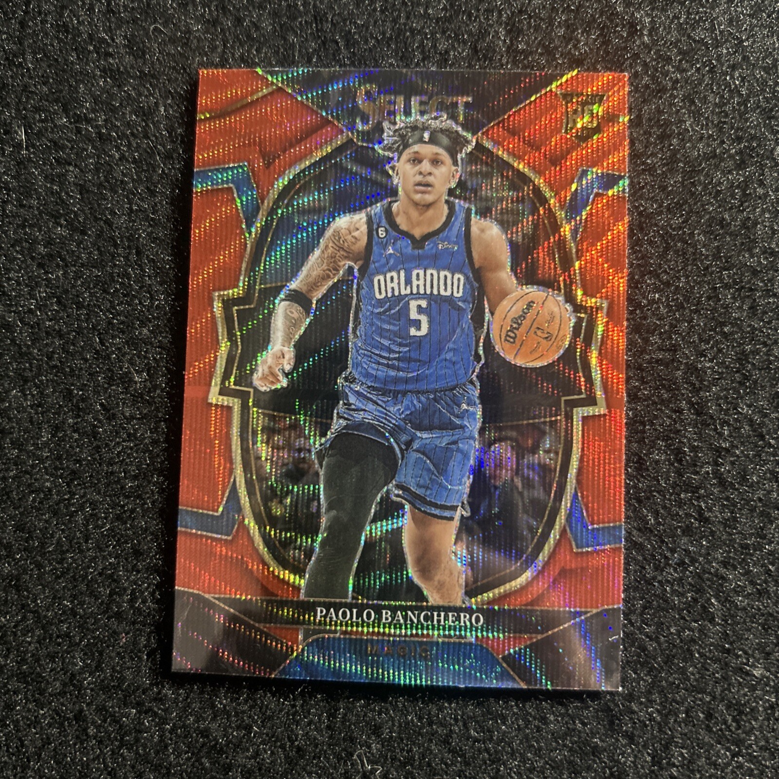 2022-23 Panini Select Paolo Banchero Rookie Red Wave Prizm #72 RC