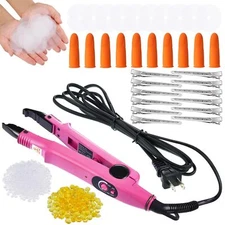 Hair Extensions Iron Fusion Keratin Heat Tool Heat Connector Wand with Fusion Gl
