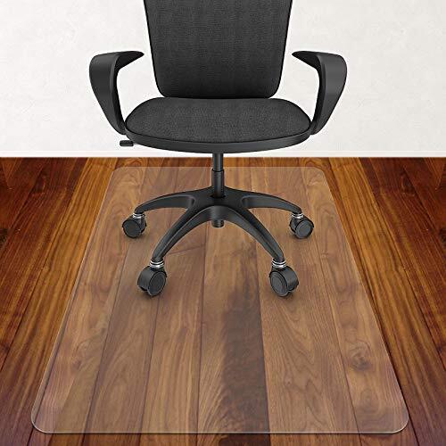 48x48 Clear Hardwood Floor Chair Mat for Office – Large Square