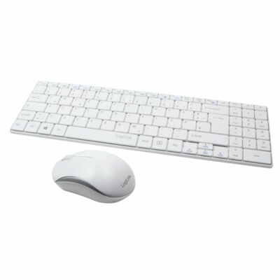 LogiLink ID0109 2.4GHz Funk Slim Tastatur & Maus Set Wireless Nano Receiver