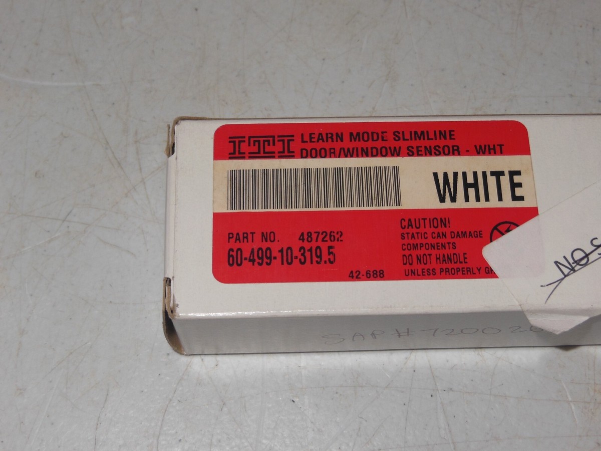 Reset  LEGイタリア語 GE ITI 60-499-10-319.5 Slimline Door/Window Sensor White