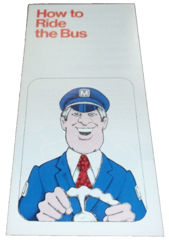 MARCH 1976 HOW TO RIDE A BUS WMATA WASHINGTON DC