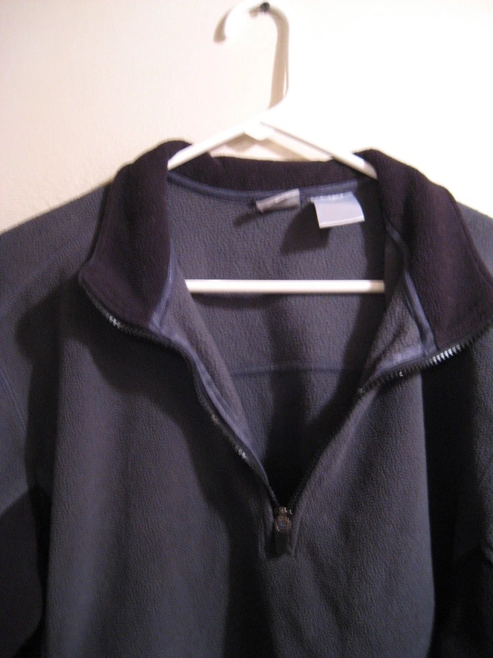 mens ATHLETIC WORKS jacket, 1/4 zip fleece size large 42/44 - Image 3 of 4