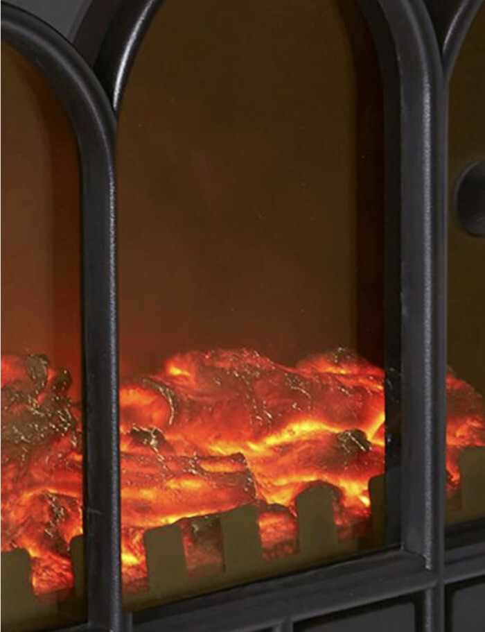 Electric Small Stove Fire Suite Heater Realistic Flame Effect