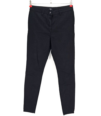 Matalan Damen Basic Jeans Schicke Hose Schwarz aus Baumwolle in Gr. 40
