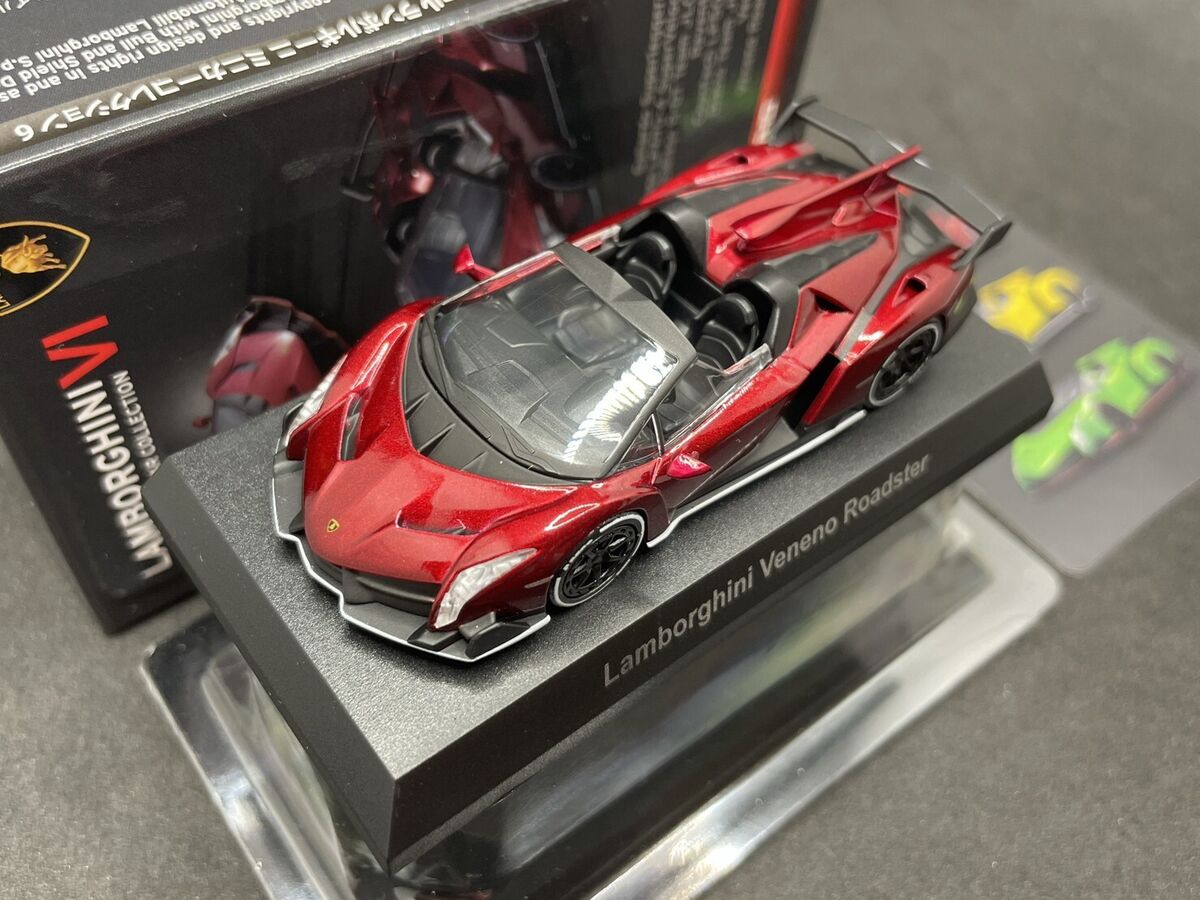 Kyosho 1/64 Lamborghini collection6 Veneno Roadster Mettalic Kyosho 1/64 Lamborghini collection6 Veneno Roadster Mettalic