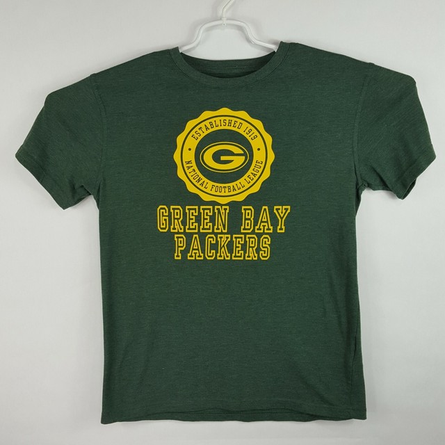 Mens NFL Green Bay Packers Tee Shirt Rare Logo & Lettering by G-III Size Large | eBay